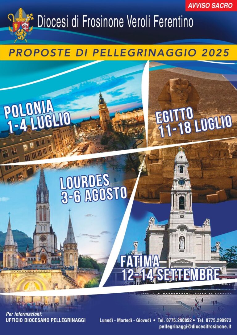 Diocesi pellegrinaggi 2025